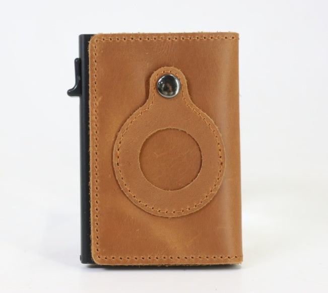 AirTag Wallet Anti Theft Bullet Card Bag